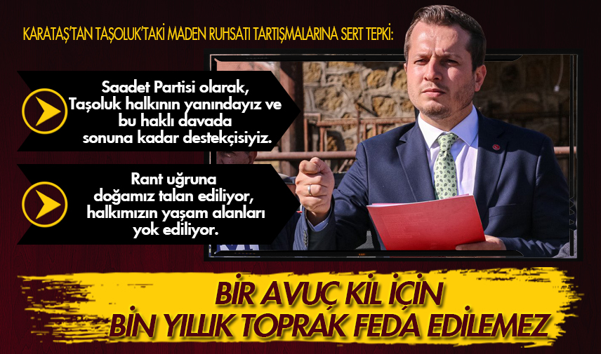Bir avuç kil için bin yıllık toprak feda edilemez